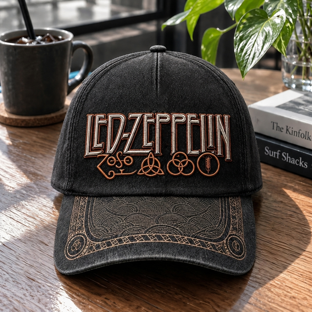 LZE Four Symbols Premium Denim Cap QH